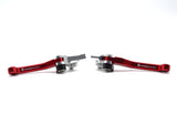 Optimized Enduro Flex Lever Set for GasGas EC 250-500 2021-2025 (Red) Braketec