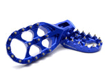 Optimized Enduro Foot Pegs for KTM/Husqvarna 2023-2025 and GasGas 2024-2025 (Blue)