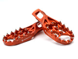 Optimized Enduro Foot Pegs for KTM 2023-2025 (Orange)