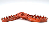 Optimized Enduro Foot Pegs for KTM 2023-2025 (Orange)