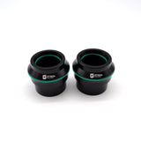 Optimized Enduro Front Wheel Spacer Upgrade Kit for KTM/Husqvarna 2016-2025 GasGas 2021-2025 (Black)