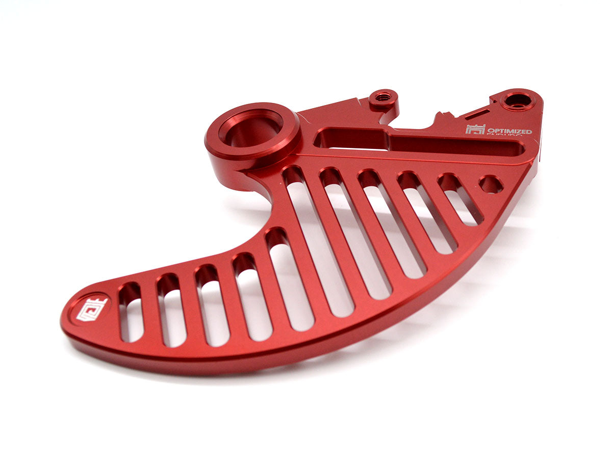 Optimized Enduro Rear Rotor Guard For GasGas 125 500 2021 2024 Red 