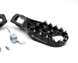 Optimized Enduro Foot Pegs for KTM/Husqvarna 2023-2025 and GasGas 2024-2025 (Black)