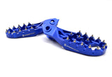 Optimized Enduro Foot Pegs for KTM/Husqvarna 2023-2025 and GasGas 2024-2025 (Blue)