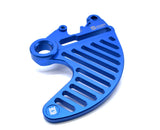 Optimized Enduro Rear Rotor Guard with Caliper Carrier for KTM/Husqvarna/GasGas 2004-2025 (Blue)