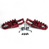 Optimized Enduro Foot Pegs for Beta 125-500 RR/RS/RR-S/Racing 2020-2025 (Red)