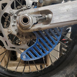 Optimized Enduro Rear Rotor Guard with Caliper Carrier for KTM 125-500 2004-2025 (Orange)