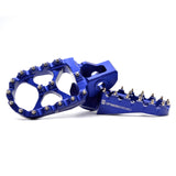 Optimized Enduro Foot Pegs for Beta 125-500 RR/RS/RR-S/Racing 2020-2025 (Blue)