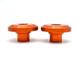 Optimized Enduro Wheel Spacer Upgrade Kit for KTM 2004-2023 20mm Axle (Orange)