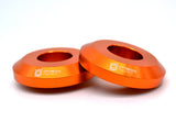 Optimized Enduro Wheel Spacer Upgrade Kit for KTM 13-22 25mm Axle (Orange)