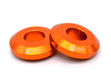 Optimized Enduro Wheel Spacer Upgrade Kit for KTM 13-22 25mm Axle (Orange)
