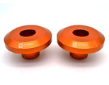 Optimized Enduro Wheel Spacer Upgrade Kit for KTM 2004-2023 20mm Axle (Orange)