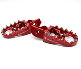 Optimized Enduro Foot Pegs for GasGas EC/EX/MC 2021-2023 (Red)