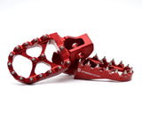 Optimized Enduro Foot Pegs for GasGas EC/EX/MC 2021-2023 (Red)