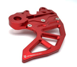 Optimized Enduro Rear Rotor Guard with Caliper Carrier for GasGas EX/MC 125-450 2021-2023 (Red)