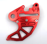 Optimized Enduro Rear Rotor Guard with Caliper Carrier for GasGas EX/MC 125-450 2021-2023 (Red)