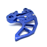 Optimized Enduro Rear Rotor Guard with Caliper Carrier for Husqvarna TE/FE 2014-2023 (Blue)