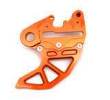 Optimized Enduro Rear Rotor Guard with Caliper Carrier for KTM 2004-2023 20mm Axle (Orange)