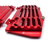 Optimized Enduro Radiator Guards for GasGas EC/EX/MC 2021-2023 (Red)