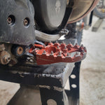 Optimized Enduro Foot Pegs for GasGas EC/EX/MC 2021-2023 (Red)
