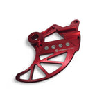 Optimized Enduro Rear Rotor Guard with Caliper Carrier for Beta 125-500 2014-2026 (Red)