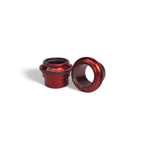 Optimized Enduro Front Wheel Spacer Upgrade Kit for Beta 125-520 RR/RR-S 2013-2025 (Red)