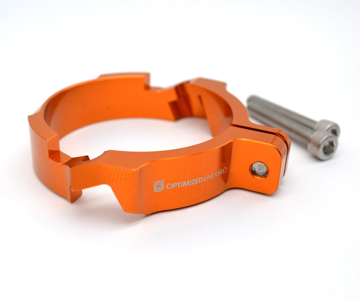 Optimized Enduro Exhaust Flange Guard KTM 1721 Orange